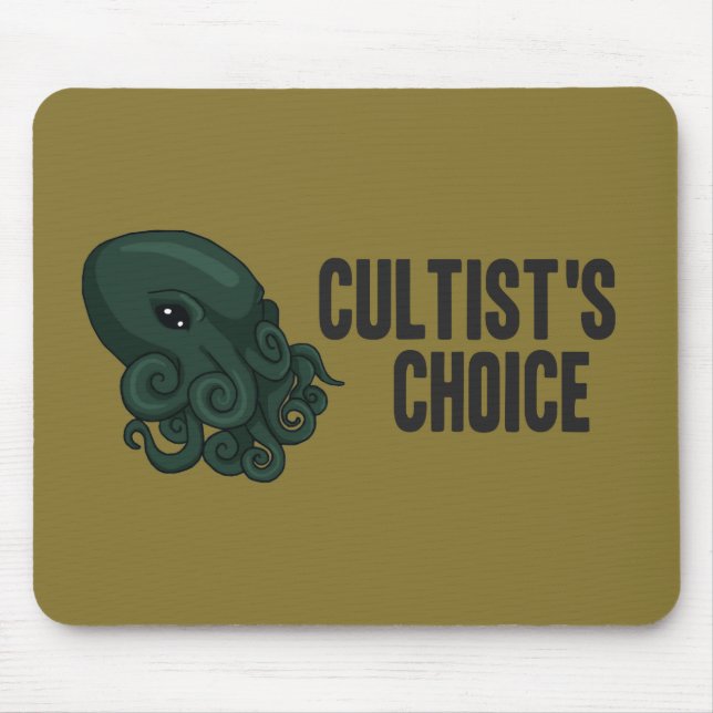 Cultist's Choice Mouse Mat (Front)