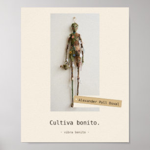 Cultiva bonito — Juguetes de Tela Poster