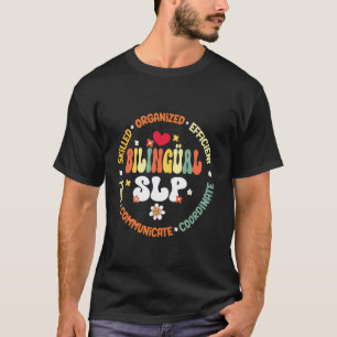 Cultivando Bilingues SLP Language Bilingual Crew T T-Shirt