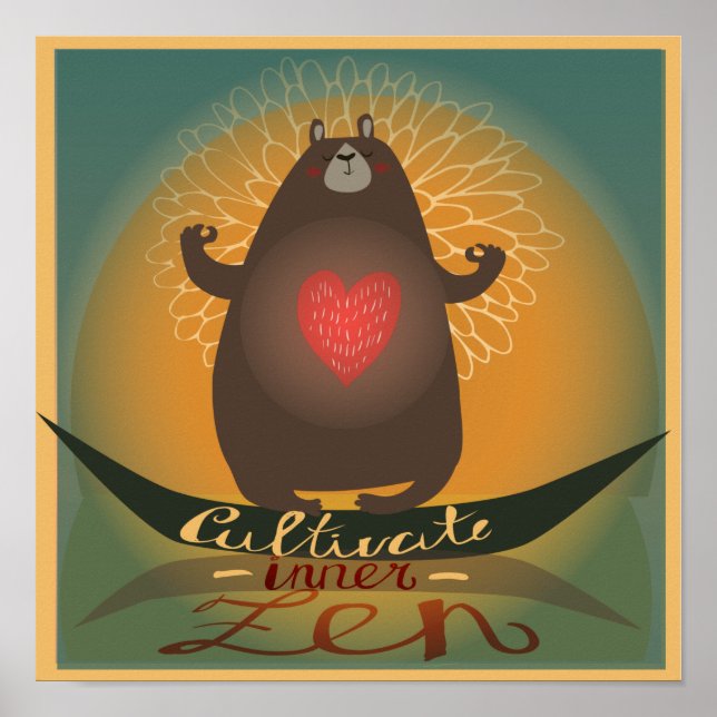 Cultivate Inner Zen Poster (Front)