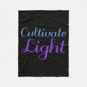Cultivate Light Suicide Prevention Artwork Fleece Blanket