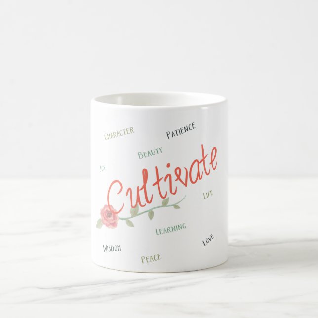 Cultivate your home coffee mug (Center)