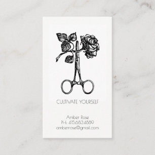 Cultivate Yourself Life Coach Or Therapist Business Card