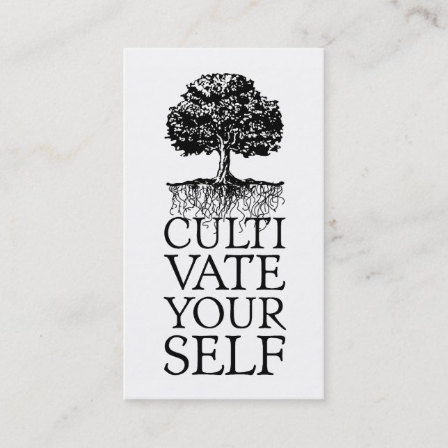Cultivate Yourself profile card (Front)