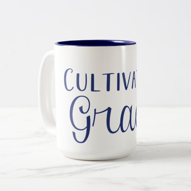Cultivating Grace mug for mum (Front Left)