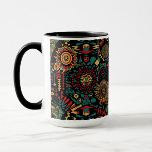 Cultural Cobalt "Heritage-Inspired Patterns" Art M Mug