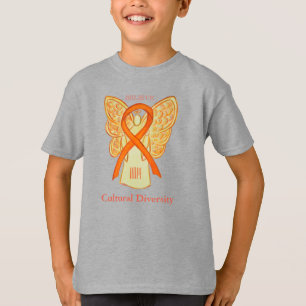 Cultural Diversity Awareness Orange Ribbon T-Shirt