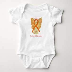 Cultural Diversity Awareness Ribbon Baby Bodysuit