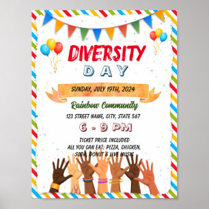 Cultural Diversity Day event flyer poster