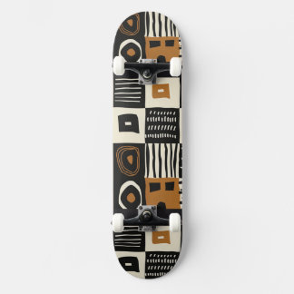 Cultural Ethnic African Abstract Print Skateboard