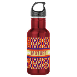 Cultural Fusion Geometric Seamless 532 Ml Water Bottle