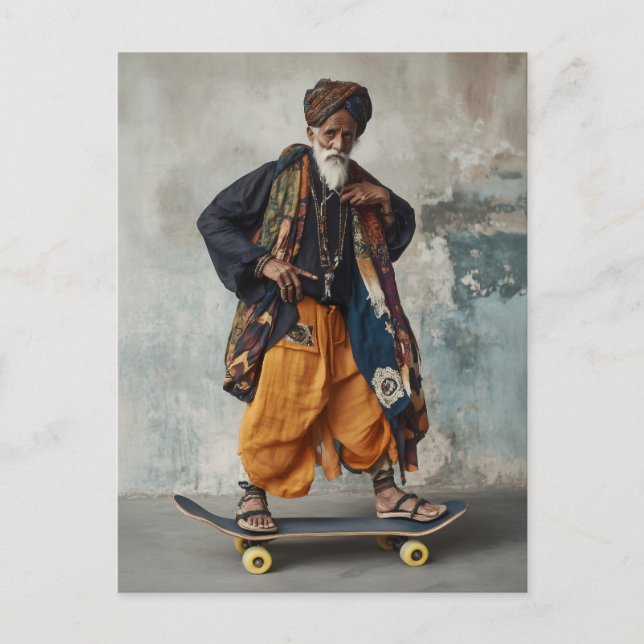 Cultural Fusion on Wheels Postcard (Front)