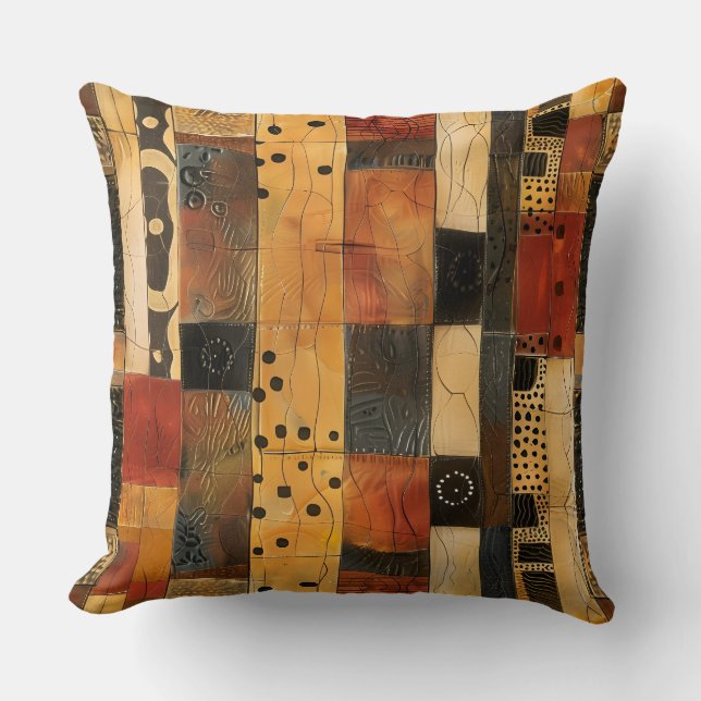 Cultural Geometric Essence Cushion (Front)