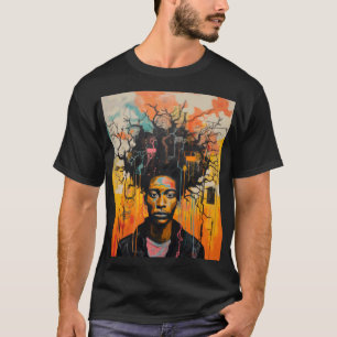 Cultural Pride Abstract African American art T-Shirt
