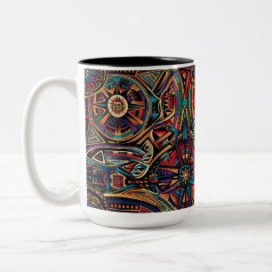 Cultural Sapphire "Chronicle of the Ancients" 444m Two-Tone Coffee Mug