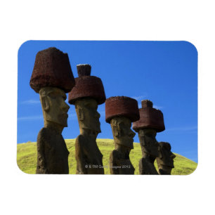 Cultural statues, Easter Island, Polynesia Magnet