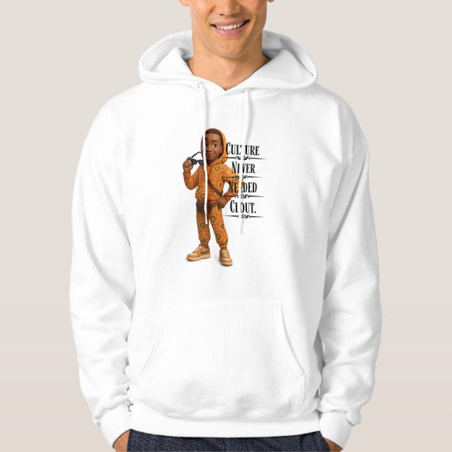 Culture Never Needed Clout,Pixarstyle 3D Hoodie (Front)
