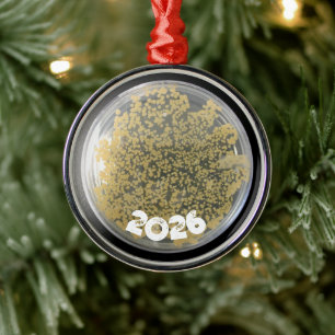 Culture Plate, Bacteria Colony, Microbiology Metal Tree Decoration