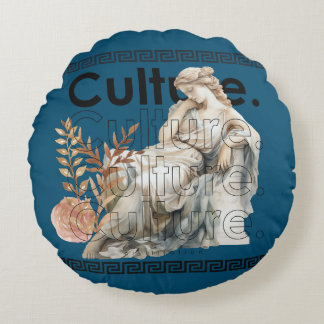 Culture  round cushion