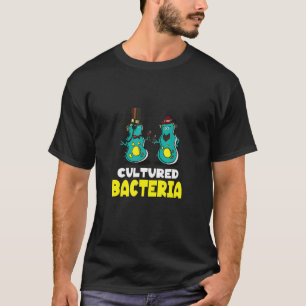 Cultured Bacteria Microbiology Microbiologist Grap T-Shirt
