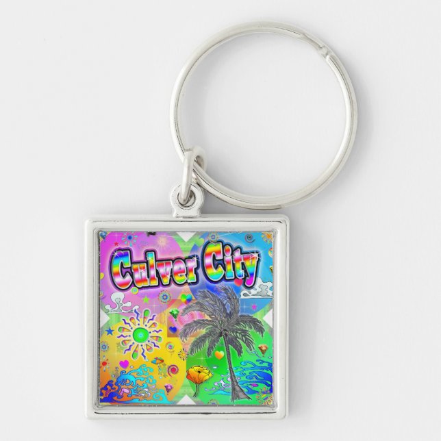 Culver CIty Quadro Seasons Keychain (Front)