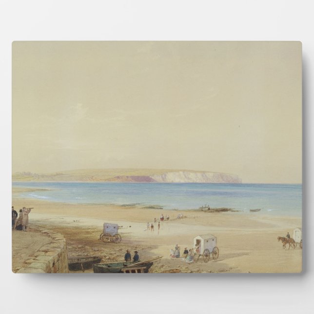 Culver Cliff, Isle of Wight (w/c, pen & ink, bodyc Plaque (Front)