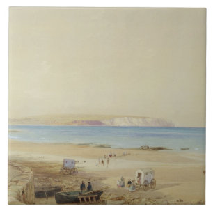 Culver Cliff, Isle of Wight (w/c, pen & ink, bodyc Tile