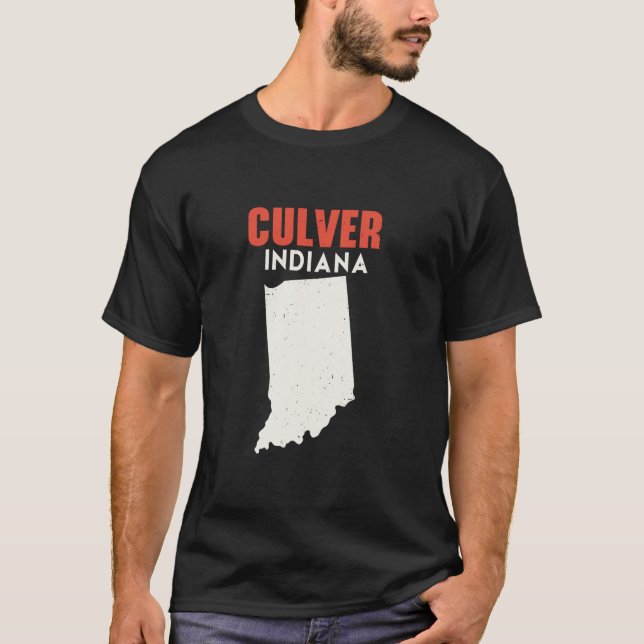 Culver Indiana USA State America Travel Indianan T-Shirt (Front)
