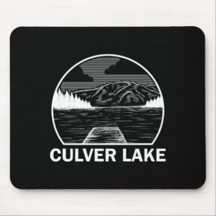 Culver lake new jersey funny fishing camping mouse mat