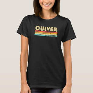 Culver Surname  Retro Vintage 80s 90s Birthday Reu T-Shirt
