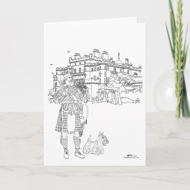 Culzean Castle Scotland Card (Front)