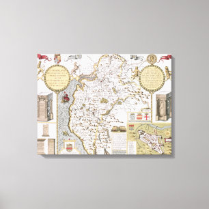Cumberland and the Ancient City of Carlile Canvas Print