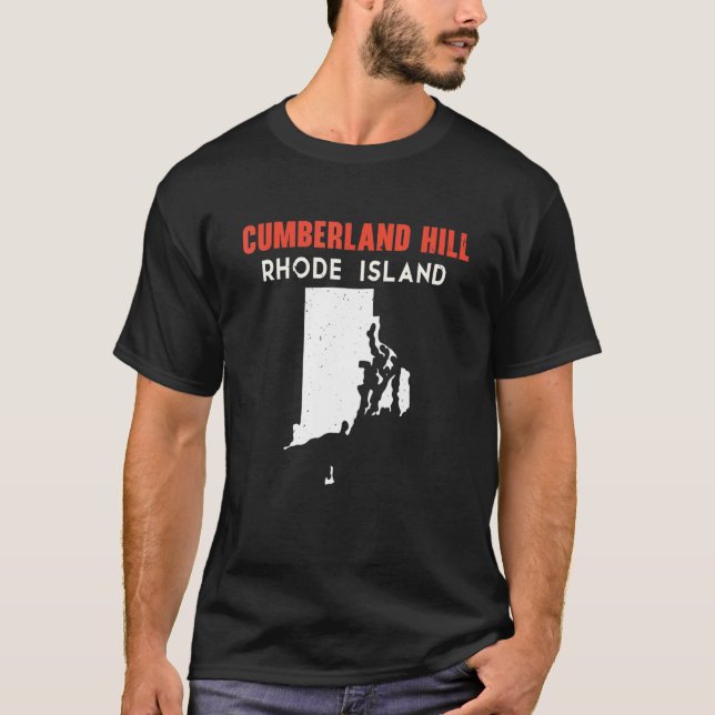 Cumberland Hill Rhode Island USA State America Tra T-Shirt (Front)