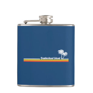 Cumberland Island Georgia Hip Flask