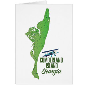Cumberland island Georgia Map