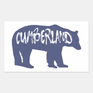 Cumberland Maryland Bear Rectangular Sticker