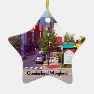 Cumberland Maryland Ceramic Tree Decoration