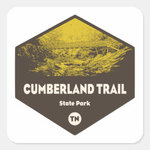 Cumberland Trail State Park Tennessee Square Sticker