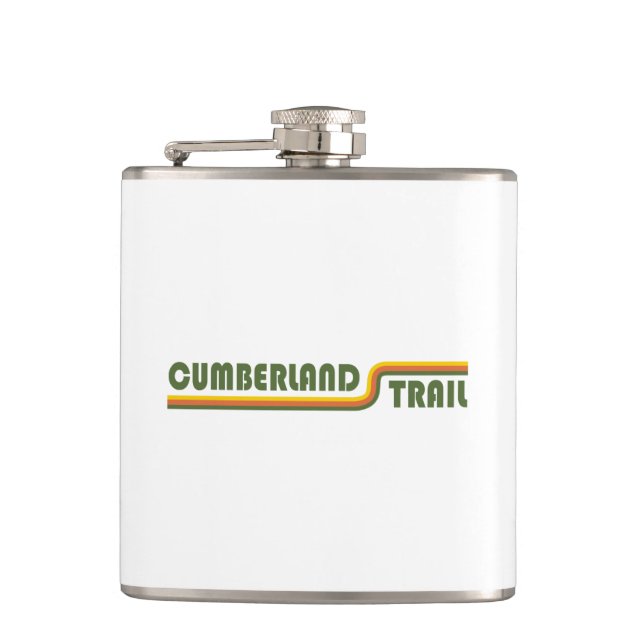Cumberland Trail Tennessee Hip Flask (Front)