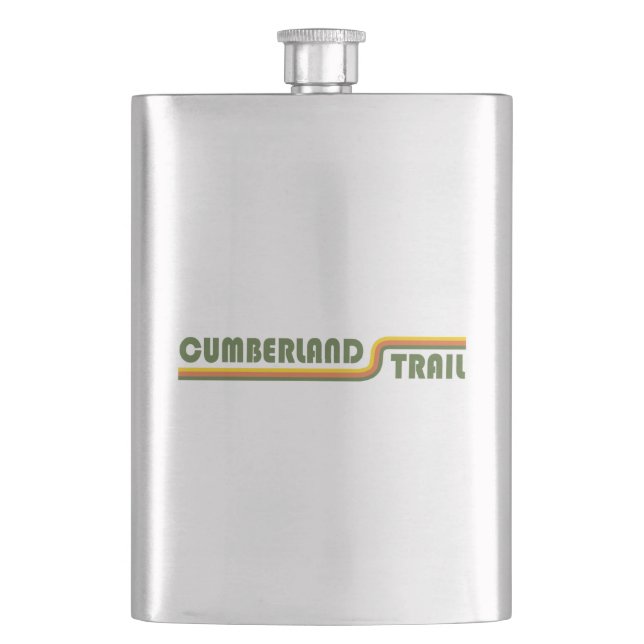Cumberland Trail Tennessee Hip Flask (Front)