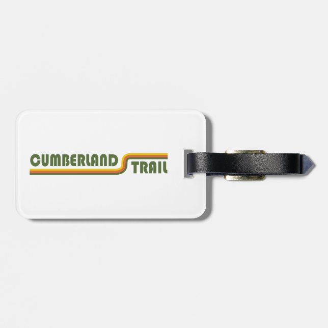 Cumberland Trail Tennessee Luggage Tag (Back Horizontal)