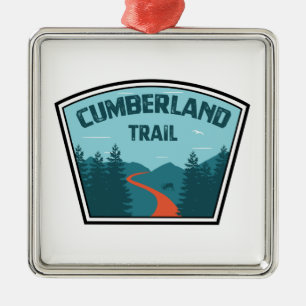 Cumberland Trail Tennessee Metal Tree Decoration