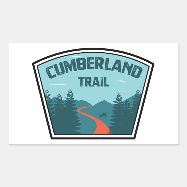 Cumberland Trail Tennessee Rectangular Sticker (Front)