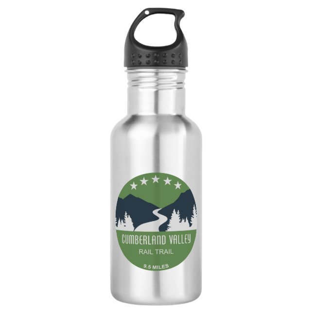 Cumberland Valley Rail-Trail 532 Ml Water Bottle (Front)