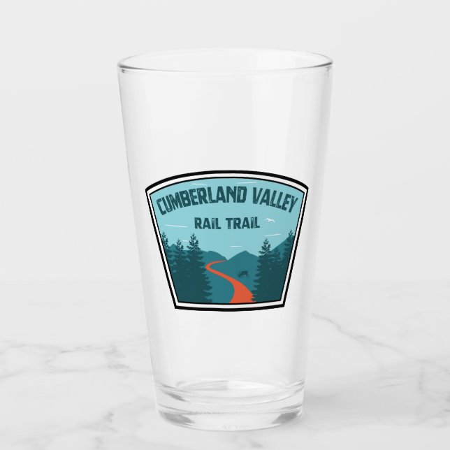 Cumberland Valley Rail Trail Glass (Front)