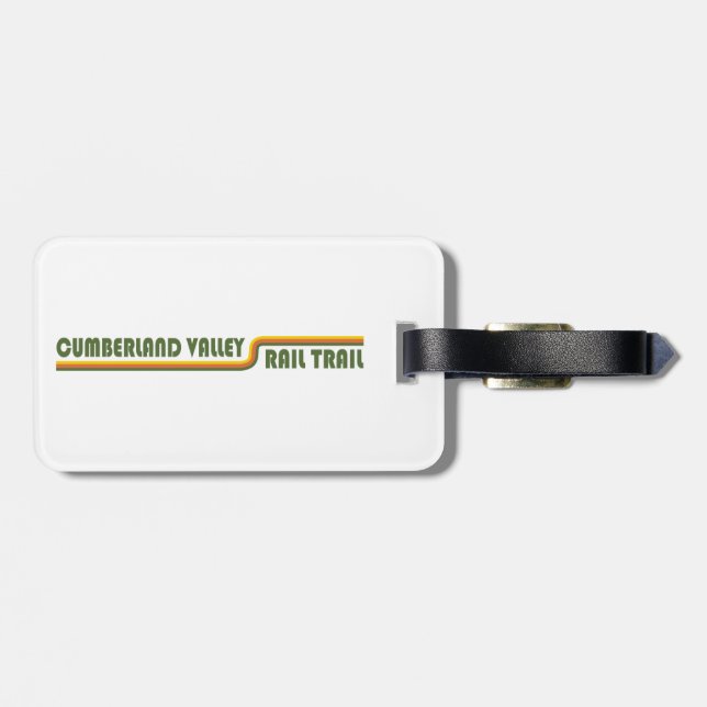 Cumberland Valley Rail Trail Luggage Tag (Back Horizontal)
