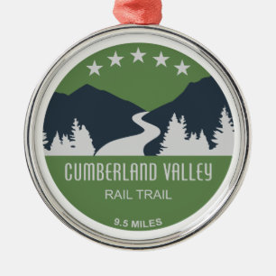 Cumberland Valley Rail-Trail Metal Tree Decoration