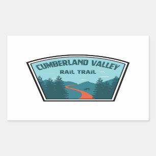 Cumberland Valley Rail Trail Rectangular Sticker