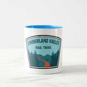 Cumberland Valley Rail Trail Two-Tone Coffee Mug