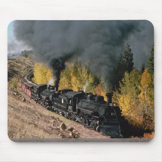 Cumbres and Toltec Railroad, No. 487 and No. 484m, Mouse Mat (Front)